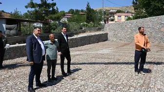 Başkan Karaca Ceceli'de Sahaya İndi! Taziye Evinde Çalışmalar Hızlandı