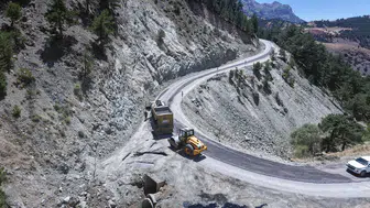 Ekinözü Alişar Grup Yolu'na 23 Kilometrelik Yatırım