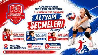 Kahramanmaraş'ta Genç Sporcular İçin Voleybol Seçmeleri Başlıyor!