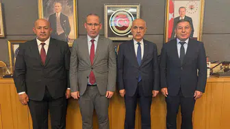 Prof. Dr. Vahit Kirişci, Türkoğlu Heyetini TBMM'de Ağırladı