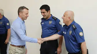 Dulkadiroğlu Kaymakamı Emniyeti Ziyaret Etti