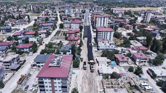 Elbistan'ın Darende Caddesi modern güvenli ulaşım için baştan sona yenileniyor