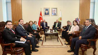 Gaziantep Heyetinden Vali Ünlüer'e Ziyaret
