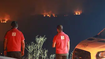 Kızılay Yangın Bölgelerinde 26 Noktada Sahada