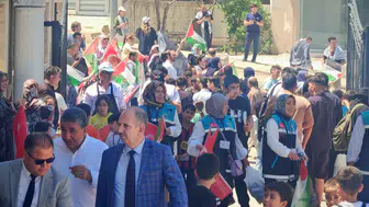 Filistin Konvoyu Abdülhamid Han Camii'ne Ulaştı