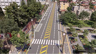 Büyükşehir, Gazneliler Caddesi’nde Son Kat Asfalt Serimini Sürdürüyor