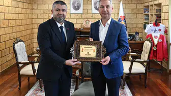 Ahmet Özkömeç’ten KSÜ Rektörü Okumuş’a Ziyaret