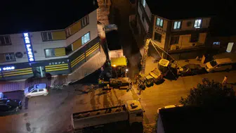 Kahramanmaraş'ta gece asfalt mesaisi