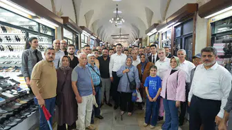 Milletvekili Şahin'den, Murat Kurum İle Kapalı Çarşı Esnafına Ziyaret