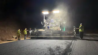 Kahramanmaraş’ta 5 Kilometrelik Yol Sıcak Asfaltla Yenileniyor