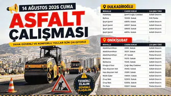 Kahramanmaraş’ta Asfalt Mesaisi Başladı! İşte O Yollar