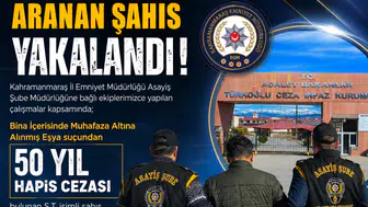 Kahramanmaraş’ta 50 Yıl Hapis Cezalı Firari Yakalandı