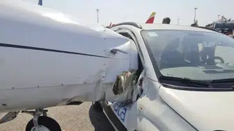 Yok Böyle Kaza: Uçağa Araba Çarptı!
