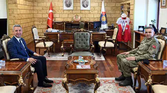 Tuğgeneral Mahmut Sert’ten KSÜ Rektörüne Veda Ziyareti