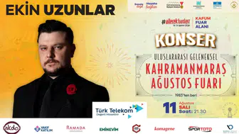 Kahramanmaraş’ta Bu Akşam Ekin Uzunlar Sahnesi