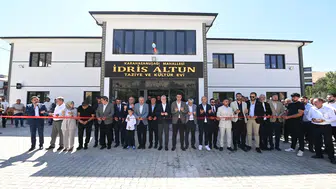 Elbistan'da İdris Altun Taziye ve Kültür Evi'nin açılışı yapıldı!