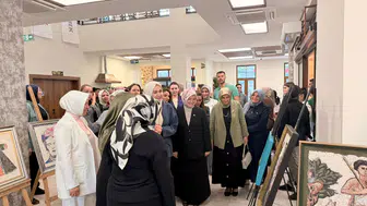 Tuba Köksal KAMEK Sergisini Ziyaret Etti
