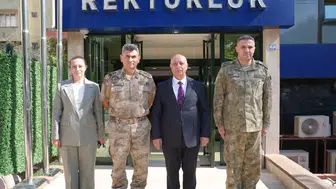 Mahmut Sert ve Ali Gemalmaz’dan Rektör Bakan’a Veda Ziyareti