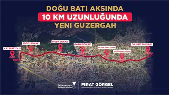 Kahramanmaraş'ta 10 km'lik yeni ulaşım aksı ile trafik yoğunluğu azalacak