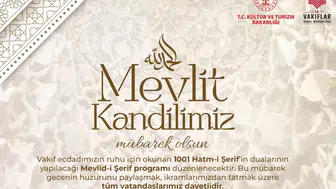 Kahramanmaraş'ta Mevlid Kandili İçin Özel Program Düzenlenecek