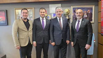 Başkan Gül Ve Beraberindeki Heyet Çopuroğlu’nu Ziyaret Etti