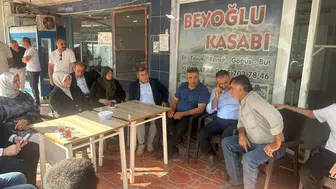 AK Parti Heyeti Türkoğlu’nda Vatandaşlarla Buluştu