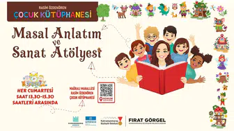 Kahramanmaraş'ta çocuklar için "Masal Anlatım ve Sanat Atölyesi" etkinliği başlıyor