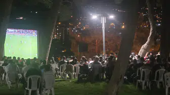 Kahramanmaraş Kalesi’nde milli maç heyecanı yaşandı