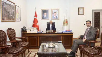 Vali Ünlüer’den Hulusi Teke’ye Başarı Belgesi