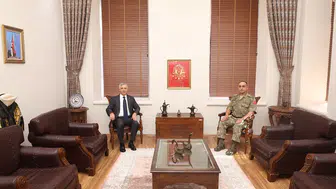 Vali Ünlüer’den Tuğgeneral Hakan Kan’a Hayırlı Olsun Ziyareti
