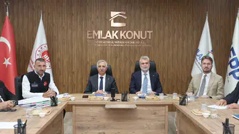 Ünlüer ve Görgel’den Emlak Konut Yönetim Ofisi’ne Ziyaret