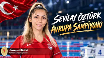 Vali Ünlüer'den, Avrupa Şampiyonu Olan Sevilay Öztürk’e Tebrik Mesajı
