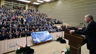 Cumhurbaşkanı Erdoğan'dan muhtarlara: Nifak duvarları örmeye çalışanlara karşı teyakkuzdayız