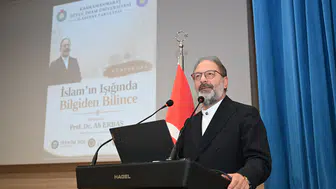 Ali Erbaş’tan KSÜ’de Bilgi ve Bilinç Üzerine Konferans