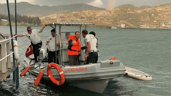 Fırtınada SUP Yapan Vatandaşları Jandarma Kurtardı