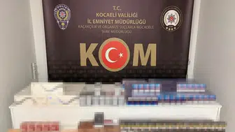 Kocaeli’de Araçta 1.410 Paket Kaçak Sigara Ele Geçirildi
