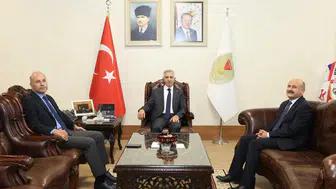 Başmüfettişlerden Vali Mükerrem Ünlüer’e ziyaret