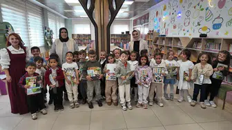 Kahramanmaraş’ta çocuklar kitap ve sanatla buluştu