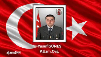 Kahramanmaraşlı Piyade Uzman Çavuş Yusuf Güneş Şehit Oldu