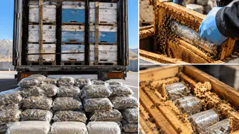 Arı Kovanlarında 91 Kilo Uyuşturucu Ele Geçirildi