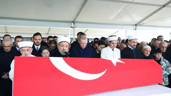 Erdoğan, Dündar Ziya Gültekin’in Cenaze Törenine Katıldı