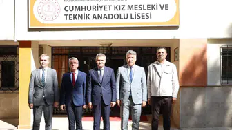 Turan Akpınar’dan Cumhuriyet MTAL’ye eğitim ziyareti