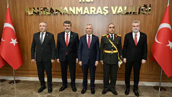 Kahramanmaraş'ta 29 Ekim Cumhuriyet Bayramı tebrik töreni düzenlendi!