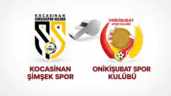 Onikişubatspor – Kocasinan Şimşekspor Maçının Hakemi Açıklandı