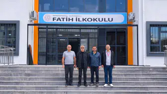 İl Milli Eğitim Müdürü Akpınar’dan Fatih İlkokulunun Yeni Binasına İnceleme
