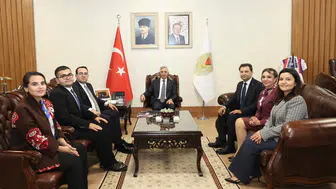 Vali Ünlüer, KABİYAD Yönetimini Makamında Ağırladı