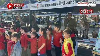 Kahramanmaraş’ta bilim şenliğine çocukların ilgisi
