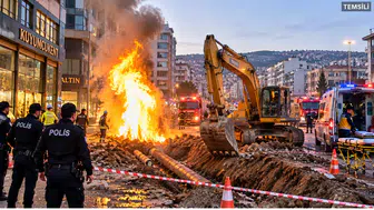 Kuyumcukent’te Doğal Gaz Hattında Patlama Paniği