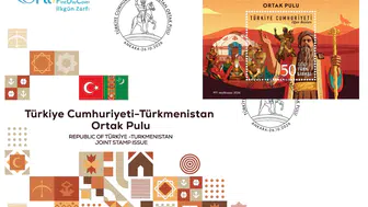 PTT'den 'Türkiye-Türkmenistan' temalı anma pulu