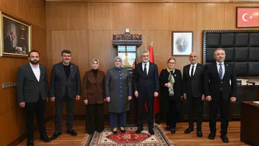 Başkan Görgel, Makamında AK Parti Kadın Kolları Başkanı Ercan'ı Ağırladı
